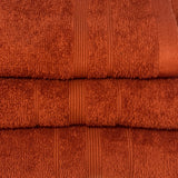 Pack de 3 Toalhas de Banho Ibiza 450gr - Terracota