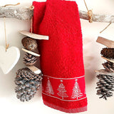 Pack 2 Panos de Cozinha Natal Vermelho