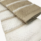 Pack 2 Panos de Cozinha Felpo Bege