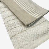 Pack 2 Panos de Cozinha Sarja/Felpo Bege