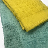 Pack 2 Panos de Cozinha Felpo Amarelo/Verde