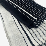 Pack 2 Panos de Cozinha Felpo Branco/Preto