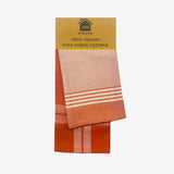 Pack 2 Panos de Cozinha Sarja Laranja