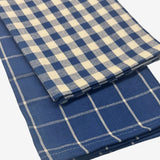 Pack 2 Panos de Cozinha Sarja Azul