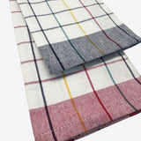 Pack 2 Panos de Cozinha Sarja Xadrez