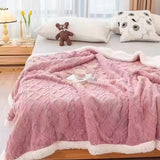 Cobertor Polar Sherpa Rosa