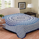 Colcha Multiusos Mandala Azul