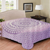 Colcha Multiusos Mandala Lilás