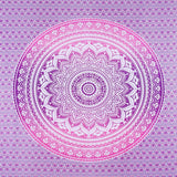 Colcha Multiusos Mandala Lilás