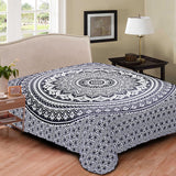 Colcha Multiusos Mandala Preto