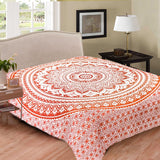 Colcha Multiusos Mandala Laranja