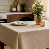 Toalha de Mesa Antinódoas Impermeável Taupe